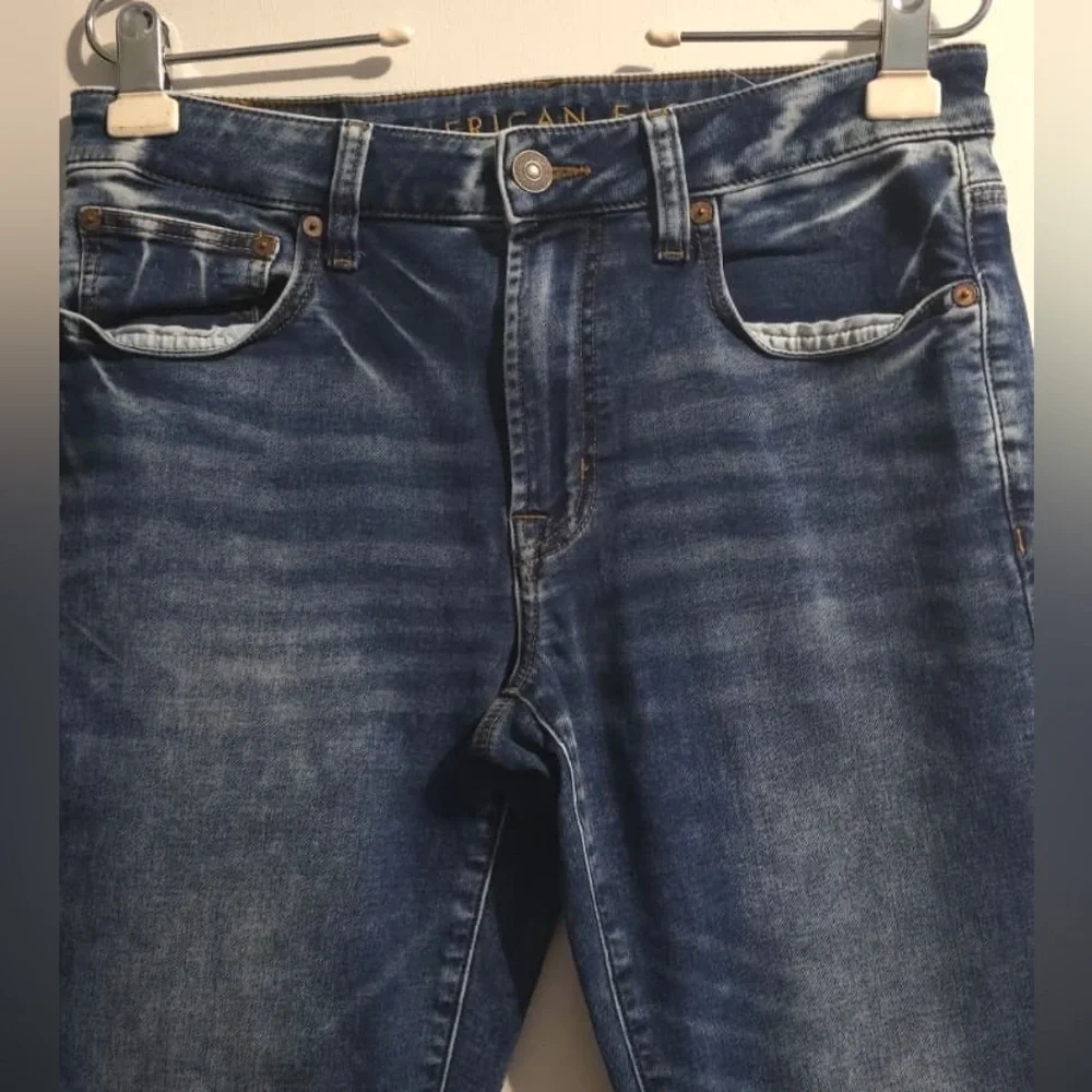 American Eagle Outfitters Dark Blue Straight Jeans